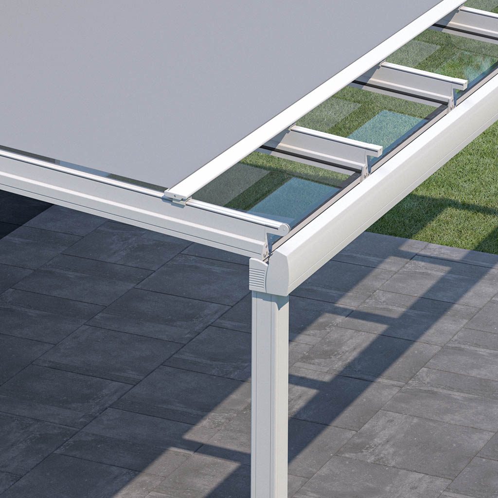 Markise für Hitzeschutz unter dem Terrassendach